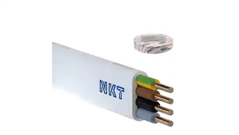 ⁨Przewód NKT instal YDYp 4x2,5 żo 450/750V /100m/ 13029021⁩ w sklepie Wasserman.eu