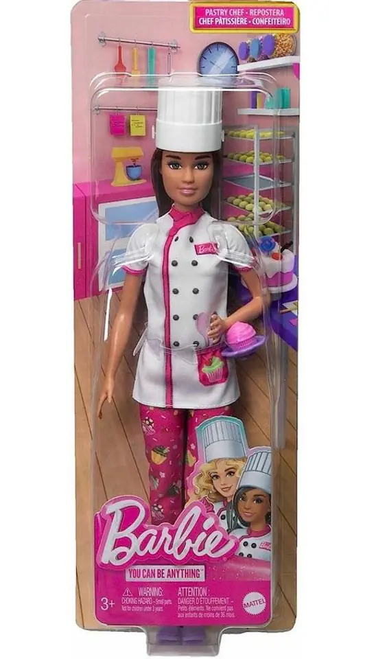 ⁨Barbie Kariera Lalka Cukiernik HKT67⁩ w sklepie Wasserman.eu