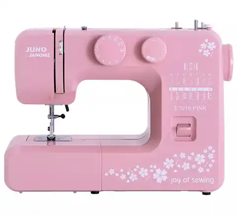 ⁨Janome Juno E1015 sewing machine pink⁩ at Wasserman.eu