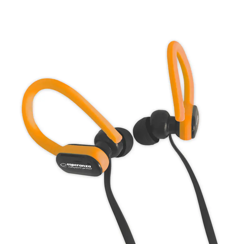 ⁨EH197KO Esperanza in-ear headphones with microphone eh197 black-orange⁩ at Wasserman.eu