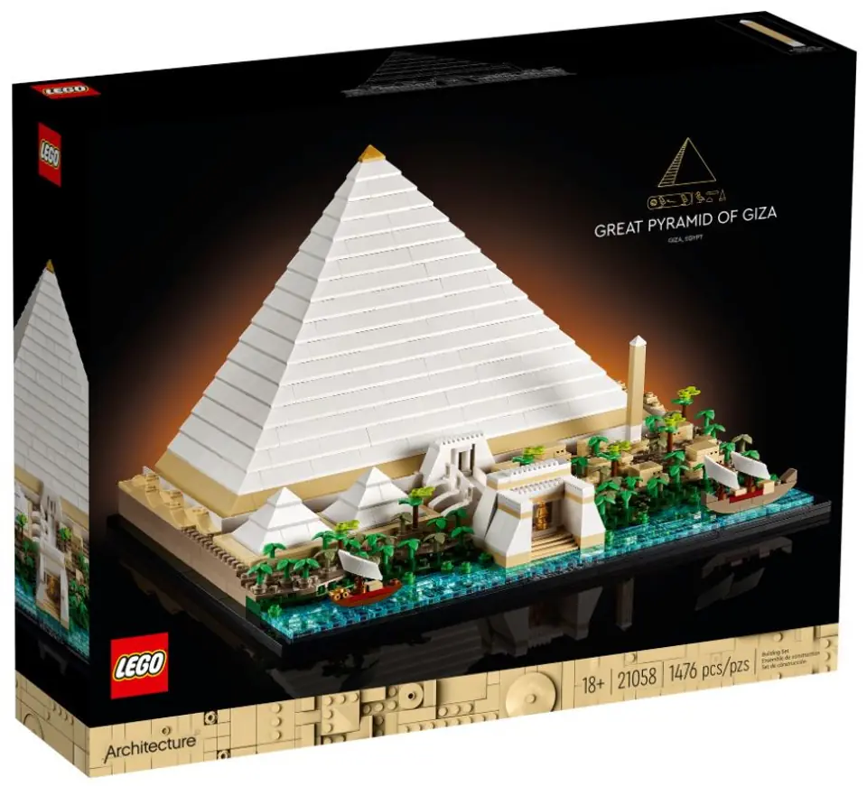 ⁨LEGO ARCHITECTURE 21058 GREAT PYRAMID OF GIZA⁩ at Wasserman.eu