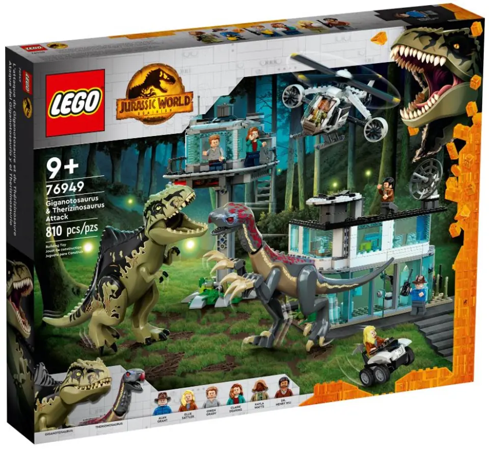 ⁨LEGO Jurassic World 76949 Atak giganotozaura i terizinozaura⁩ w sklepie Wasserman.eu