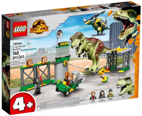 ⁨LEGO Jurassic World 76944 Ucieczka tyranozaura⁩ w sklepie Wasserman.eu