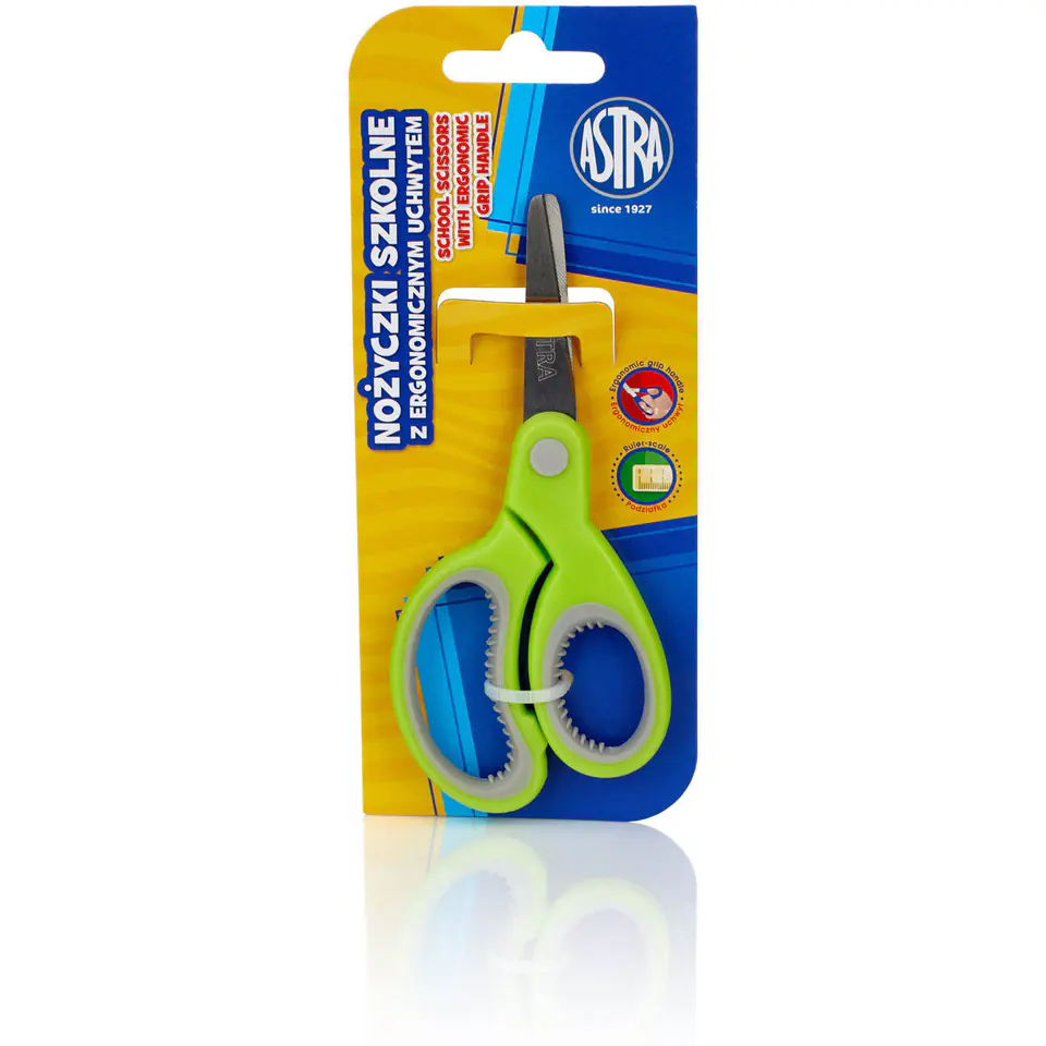 Nożyczki szkolne 13cm z ergonomicznym uchwytem 407118005 ASTRA w sklepie Wasserman.eu