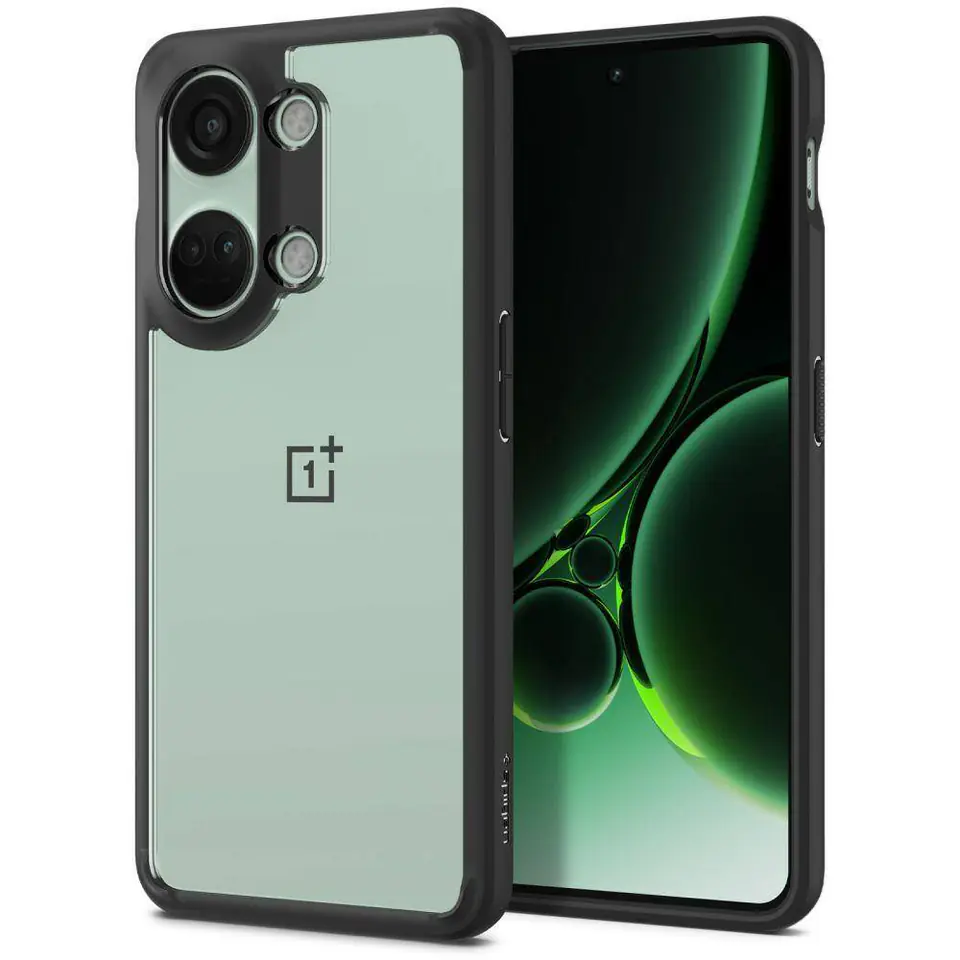 ⁨Etui ONEPLUS NORD 3 5G Spigen Ultra Hybrid Matte Matte czarne⁩ w sklepie Wasserman.eu