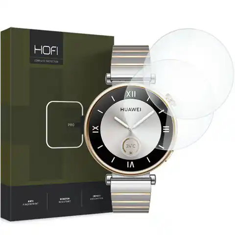 ⁨Szkło Hartowane HUAWEI WATCH GT 4 (41MM) HOFI Glass Pro+ 2-pack Clear⁩ w sklepie Wasserman.eu