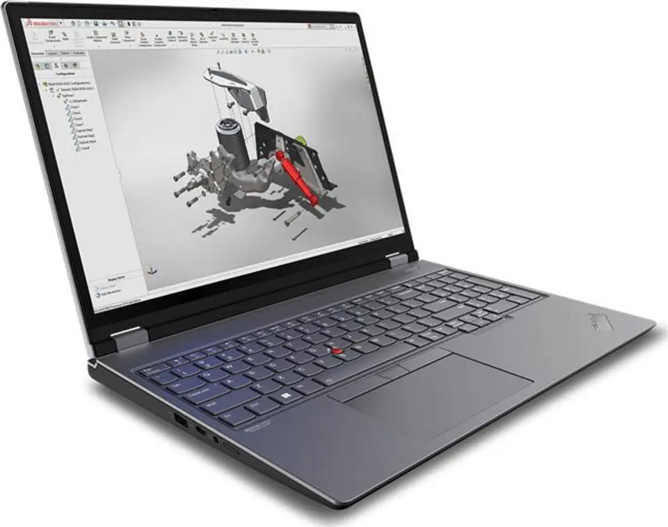 ⁨LENOVO ThinkPad P16 Gen 2 (16"/I7-13700HX/RTXA2000A/16GB/SSD512GB/W11P/Szaro-czarny)⁩ w sklepie Wasserman.eu