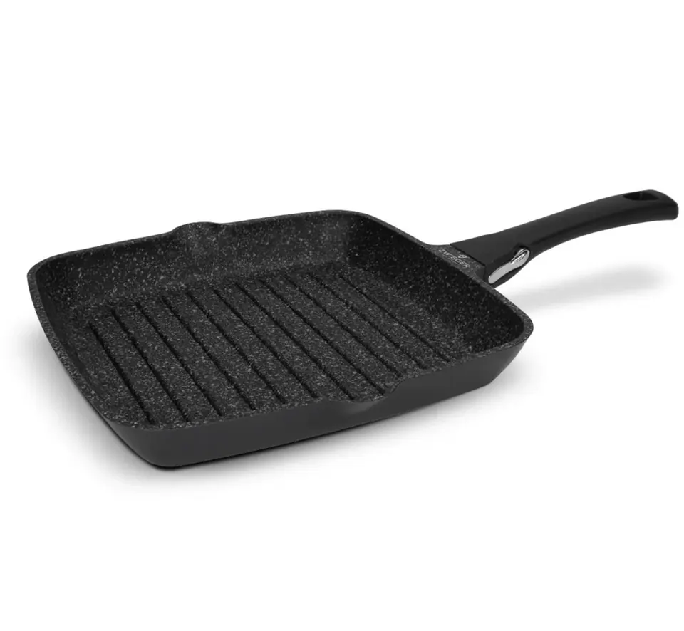 ⁨ZWIEGER BLACK STONE CONNECT Patelnia grillowa 28cm z odpinaną rączką⁩ w sklepie Wasserman.eu