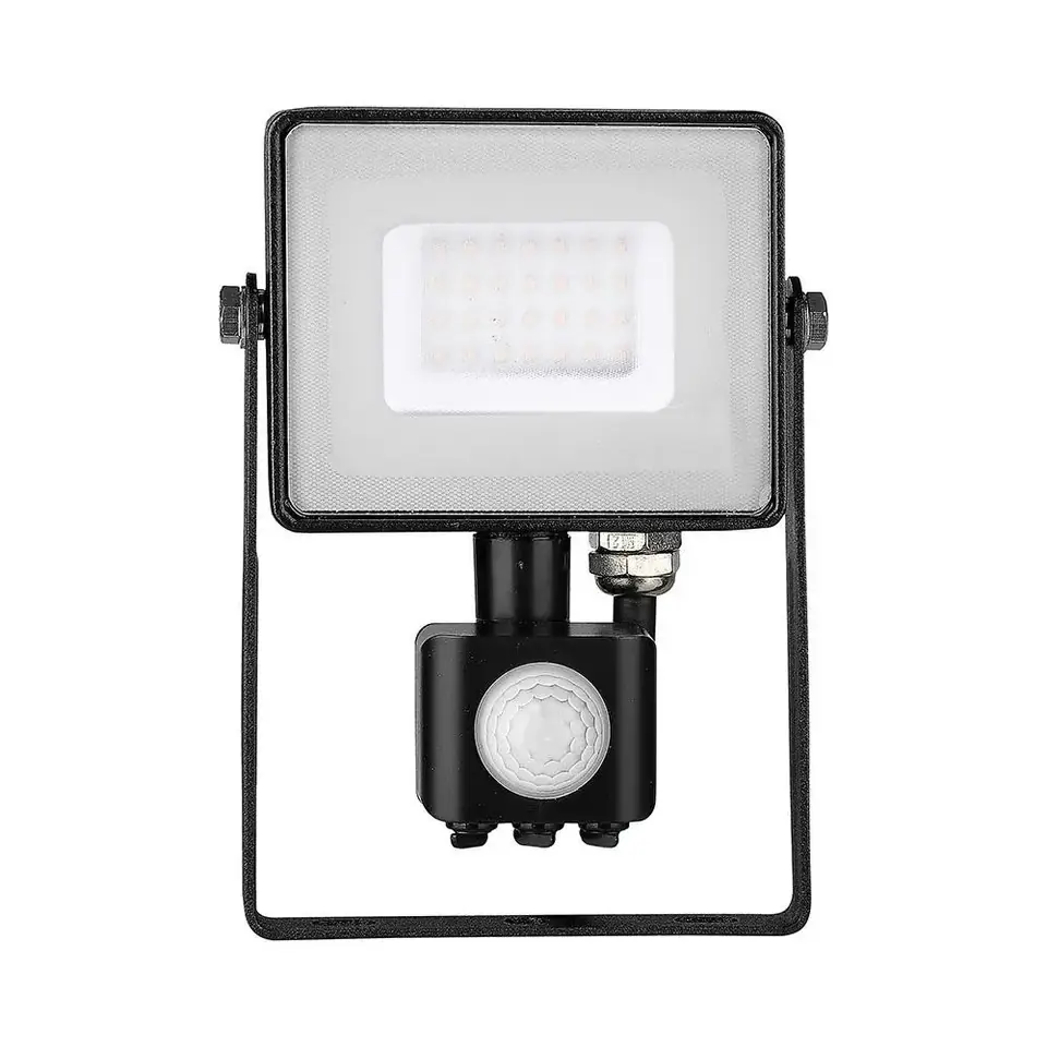 ⁨V-TAC LED floodlight with motion sensor 30W 3000K 2400lm⁩ at Wasserman.eu