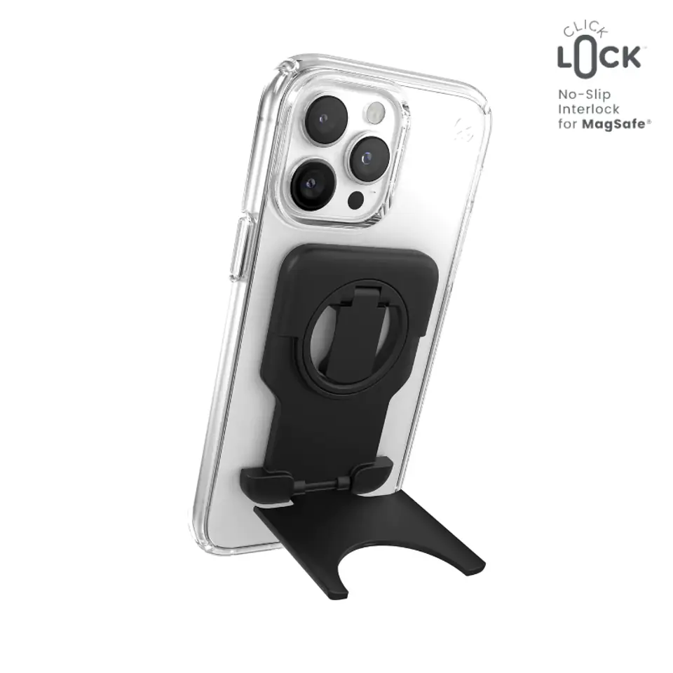 ⁨Speck ClickLock StandyGrip For MagSafe - Uchwyt / stojak (czarny)⁩ w sklepie Wasserman.eu