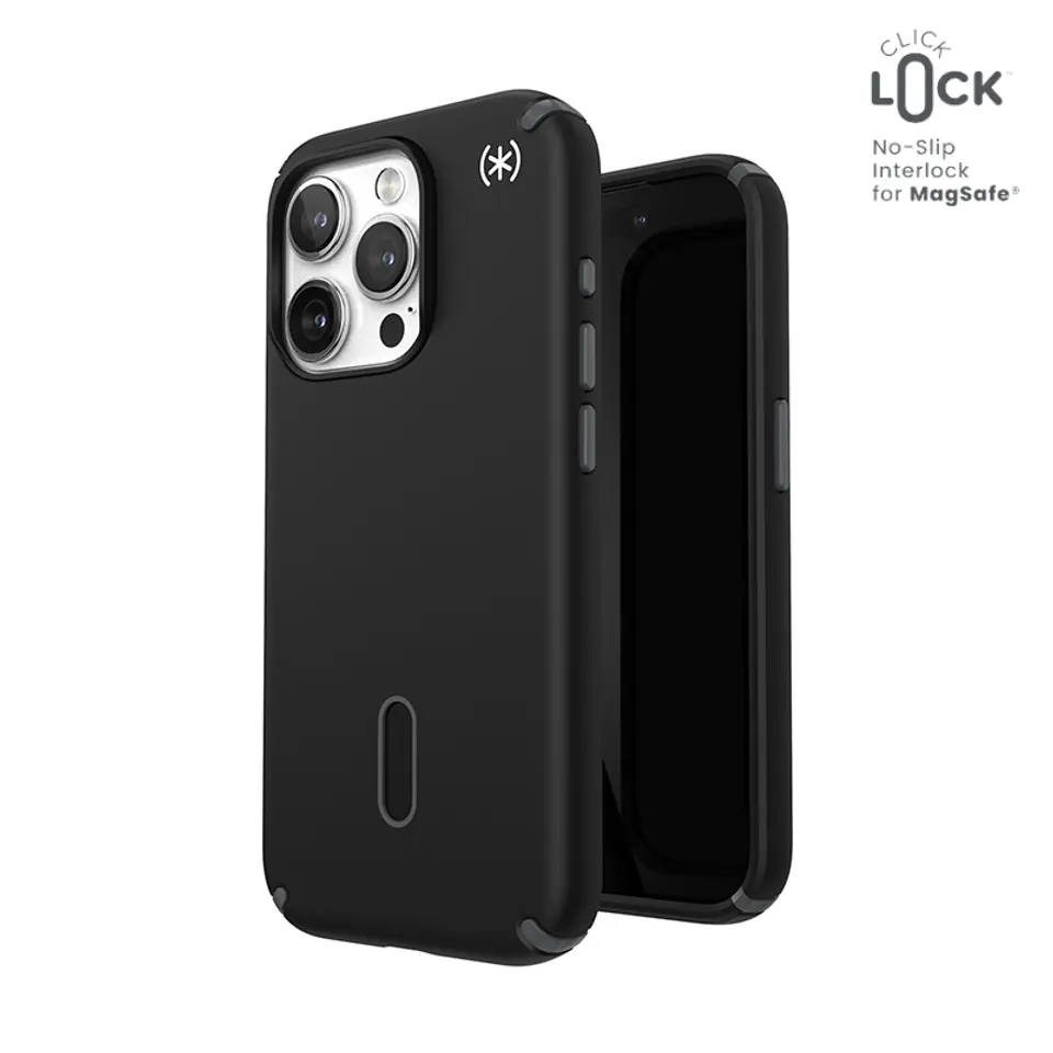 ⁨Speck Presidio2 Pro ClickLock & MagSafe - Etui iPhone 15 Pro (Black / Slate Grey / White)⁩ w sklepie Wasserman.eu