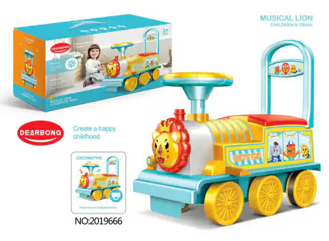 ⁨Interaktywny Jeździk Lokomotywa Lion dla dzieci 3+ Dźwięki + Światła + Schowek⁩ w sklepie Wasserman.eu