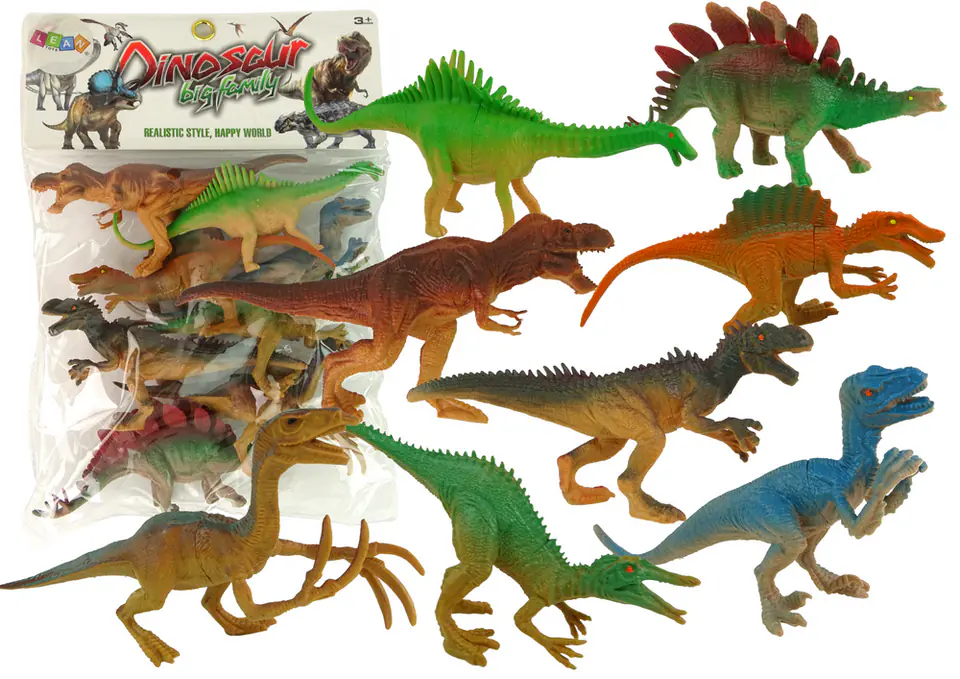 ⁨Zestaw Figurek Dinozaury Park Zwierzęta 8 Szt.⁩ w sklepie Wasserman.eu