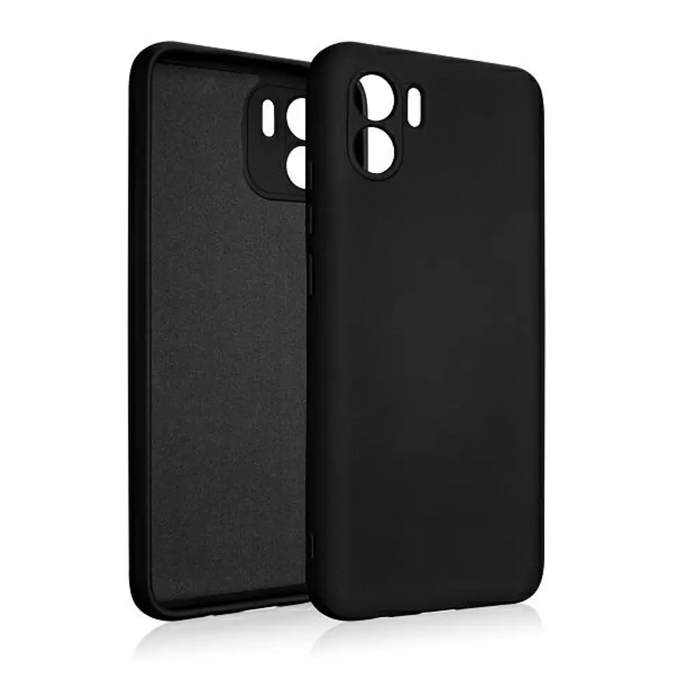 ⁨Etui Beline Silicone Redmi A5 czarny⁩ w sklepie Wasserman.eu