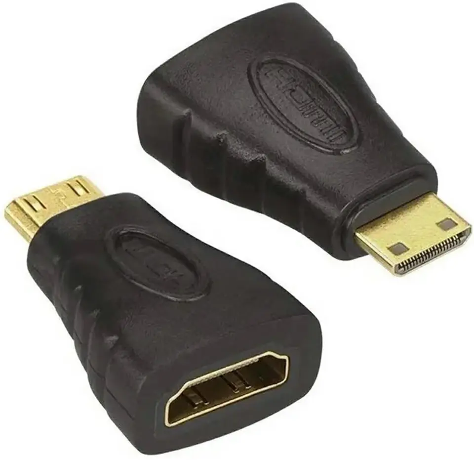 ⁨HD27 Adapter hdmi mini hdmi gold⁩ w sklepie Wasserman.eu