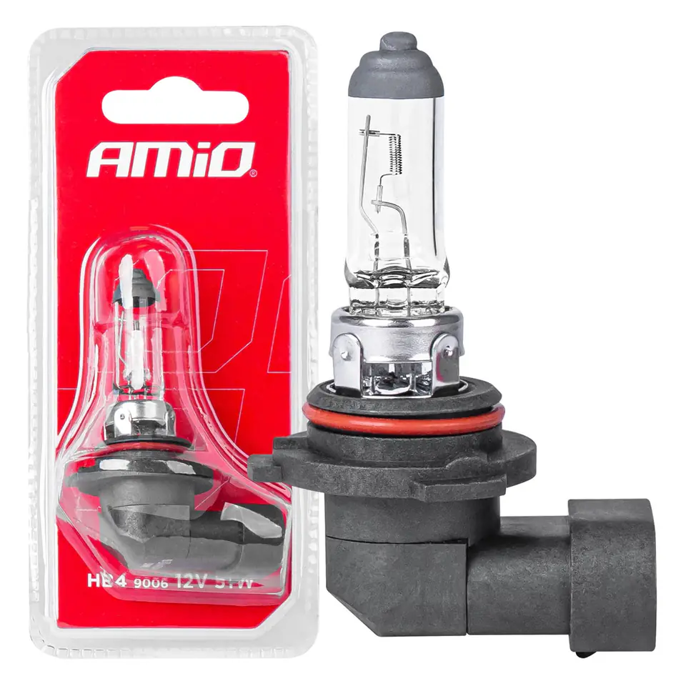⁨Żarówka halogenowa hb4 9006 12v 51w 1szt. blister amio-03367⁩ w sklepie Wasserman.eu