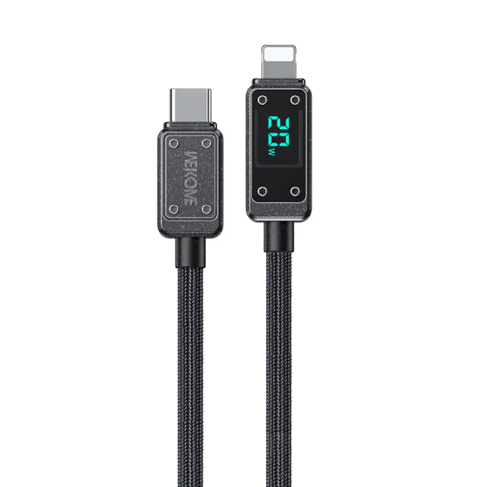 ⁨WEKOME WDC-08 Vanguard Series - Kabel połączeniowy USB-C do Lightning Fast Charging PD 20W 1 m (Tarnish)⁩ w sklepie Wasserman.eu