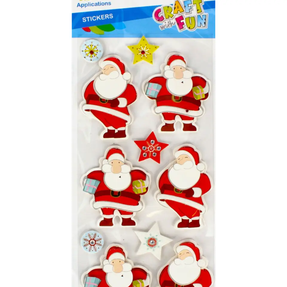 Naklejki 3D MIKOŁAJ 11szt. 480416 w sklepie Wasserman.eu