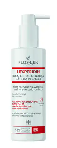 ⁨FLOSLEK Pharma Hesperidin Kojąco-Regenerujący Balsam do ciała - skóra naczynkowa,wrażliwa ze skłonnością do rumienia 175ml⁩ w sklepie Wasserman.eu