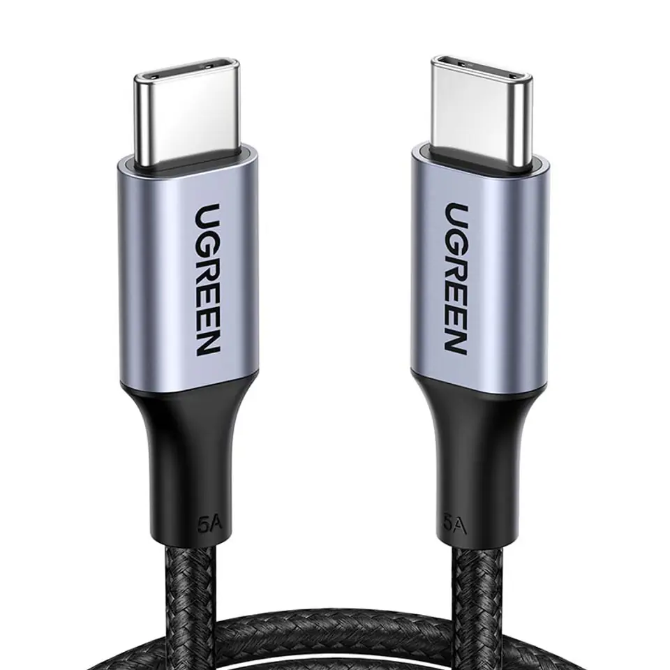 ⁨Kabel USB-C do USB-C UGREEN US316, 100W, 1.5m (czarny)⁩ w sklepie Wasserman.eu