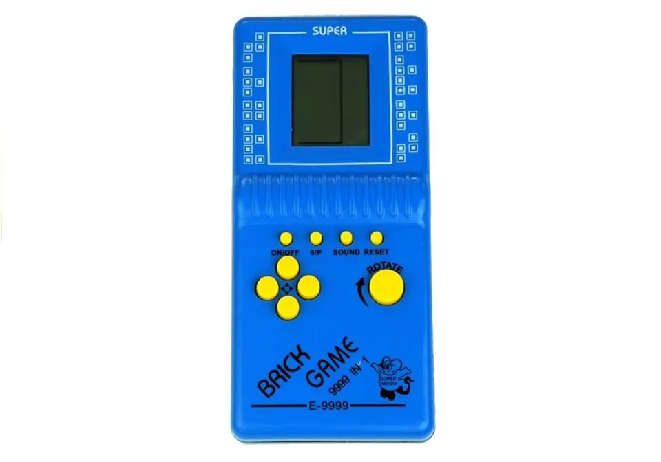 ⁨Gra Elektroniczna Tetris Kieszonkowa Niebieska⁩ w sklepie Wasserman.eu