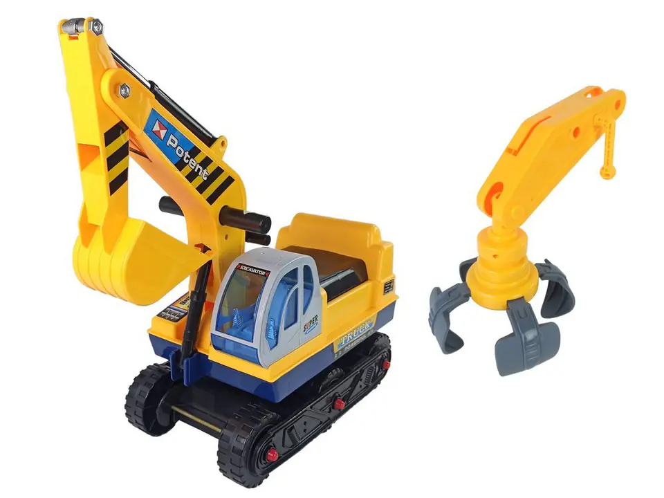 ⁨Excavator grapple with movable arm⁩ at Wasserman.eu