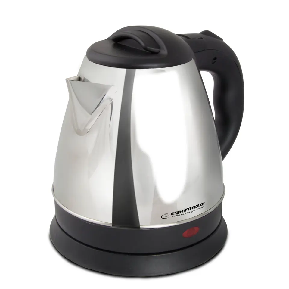 ⁨Esperanza EKK116S Electric kettle 1 L 1350 W Silver⁩ at Wasserman.eu