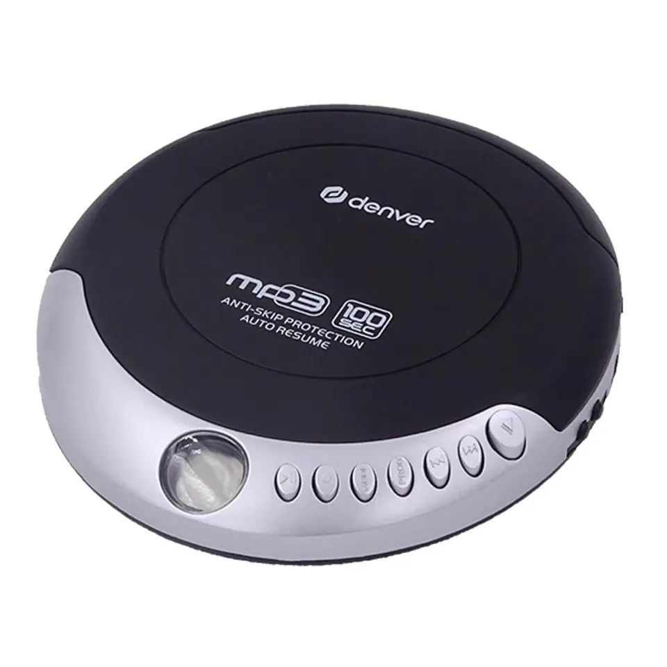 ⁨Denver DMP-391 Portable CD player Black, Grey⁩ at Wasserman.eu