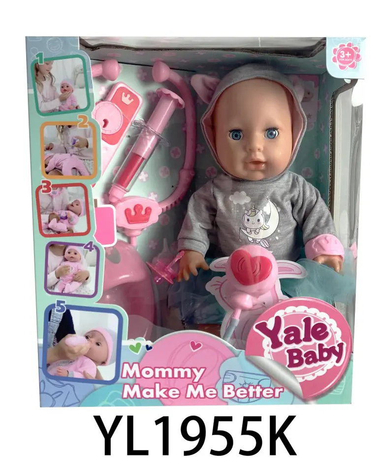 Interaktywna Lalka Marysia + Akcesoria Lekarza dla dzieci 3+ Ruchome elementy + Odgłosy + Efekt gorączki w sklepie Wasserman.eu