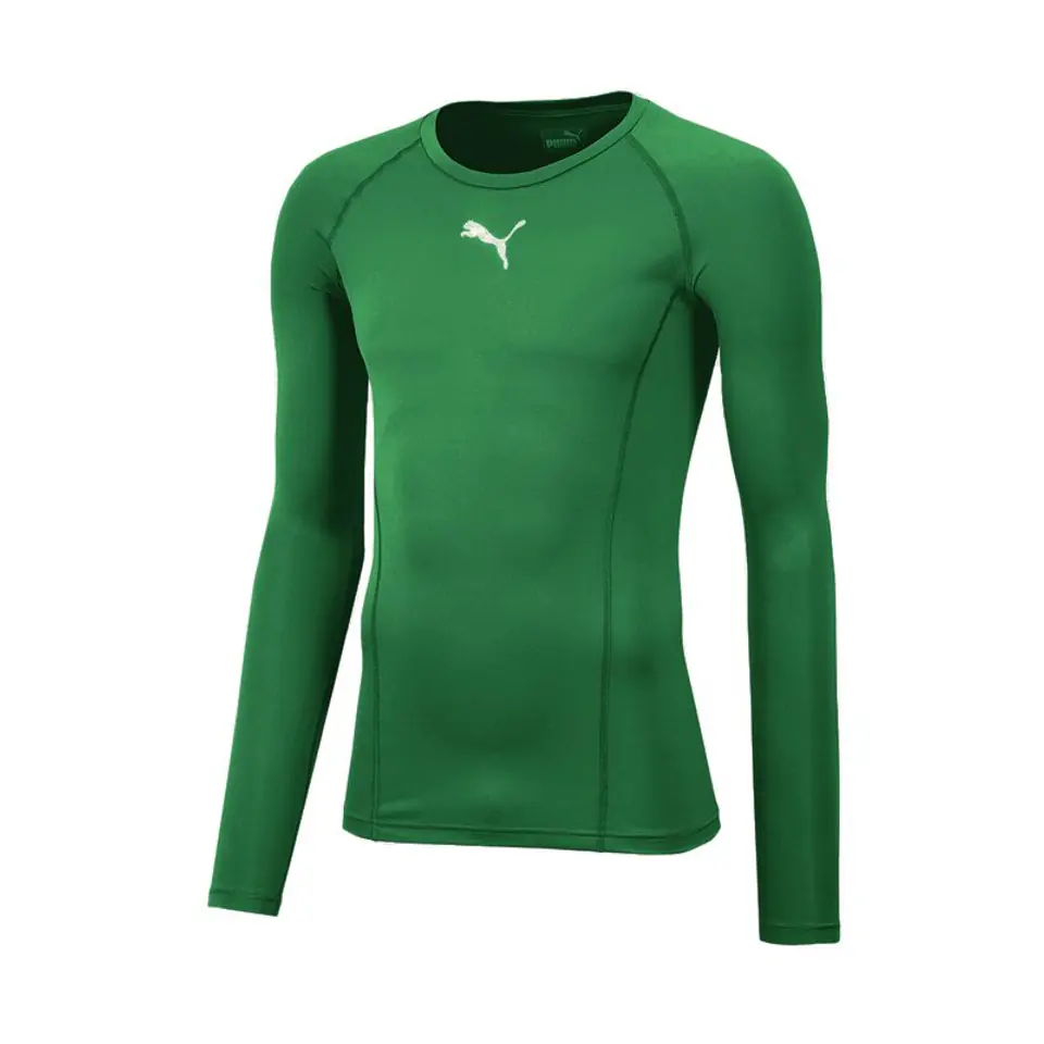 ⁨Koszulka męska Puma Liga Baselayer Tee LS zielona 655920 05 L⁩ at Wasserman.eu