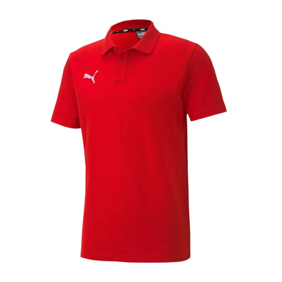 ⁨Koszulka męska Puma teamGOAL 23 Casuals Polo czerwona 656579 01 M⁩ at Wasserman.eu