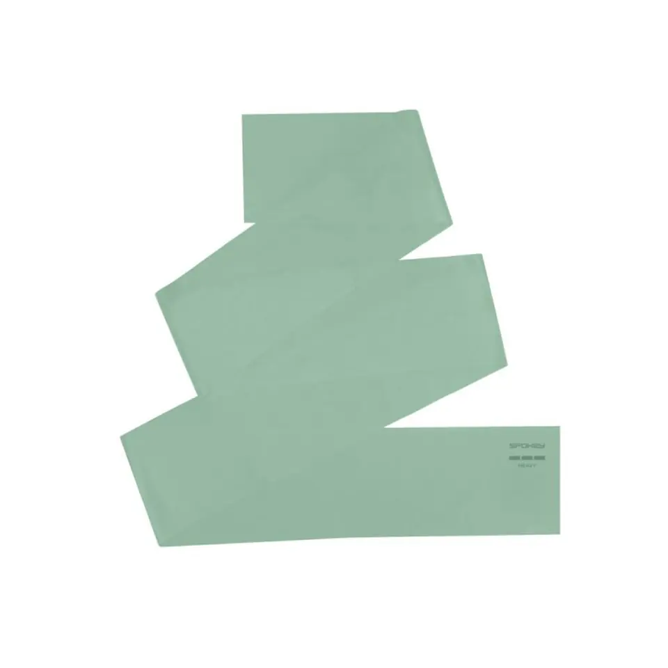 ⁨Guma fitness hard 200 cm Spokey RIBBON (kolor Zielony, rozmiar 200x15x0.0)⁩ w sklepie Wasserman.eu