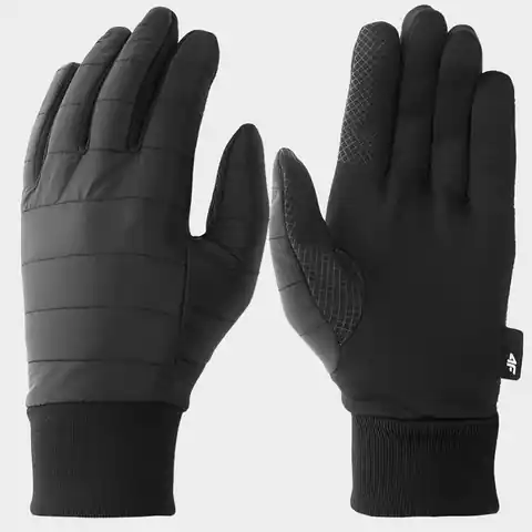 ⁨Rękawice zimowe 4F 4FAW23AGLOU041 (kolor Czarny, rozmiar XL)⁩ w sklepie Wasserman.eu