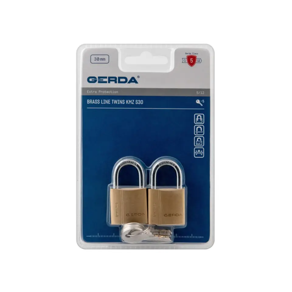 ZESTAW 2-TWINS KŁÓDEK MOSIĘŻNYCH BRASS LINE KMZ S30, BLISTER w sklepie Wasserman.eu