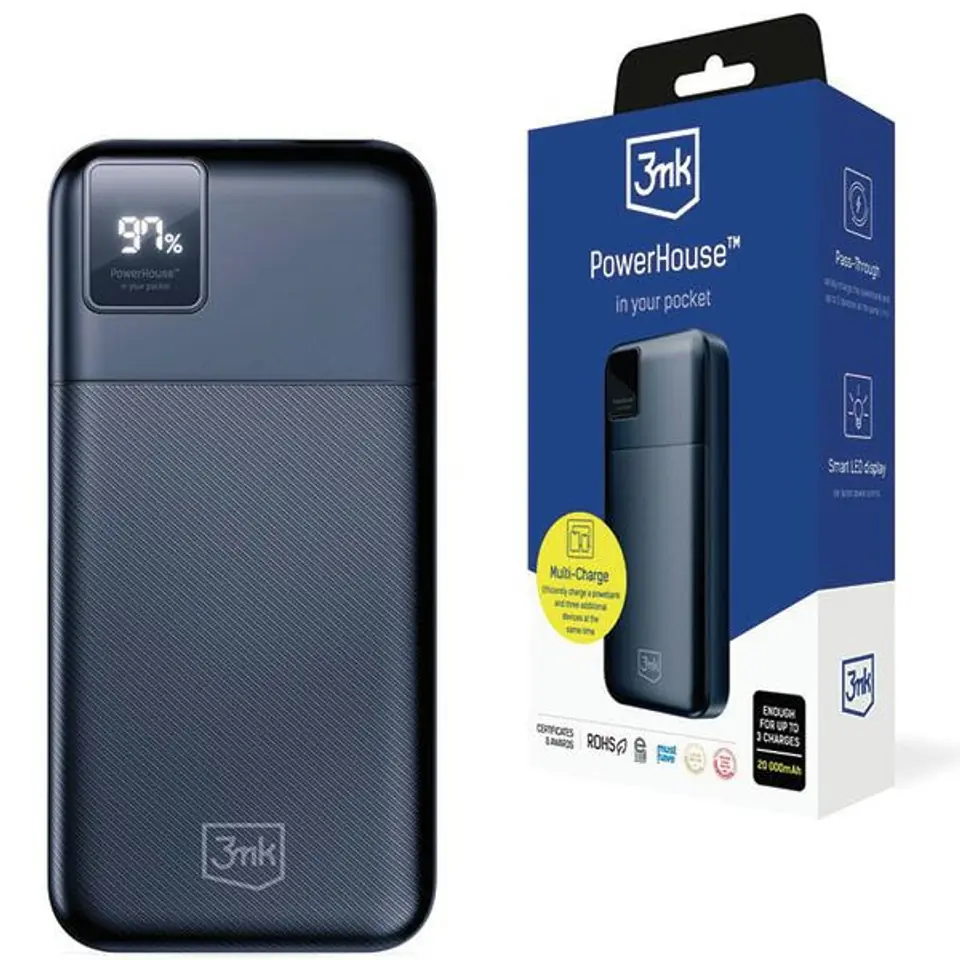 ⁨PowerBank 3mk PowerHouse 20000mAh⁩ at Wasserman.eu