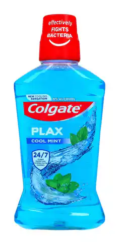 ⁨Colgate Plax Płyn do płukania ust Cool Mint 500ml⁩ w sklepie Wasserman.eu