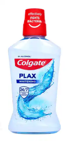 ⁨Colgate Plax Whitening Płyn do płukania ust 500ml⁩ w sklepie Wasserman.eu