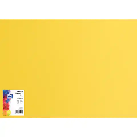 ⁨Karton kolorowy CREATINIO A1 160G (25 ark.) 55 żółty 400149553 TOP 2000⁩ w sklepie Wasserman.eu