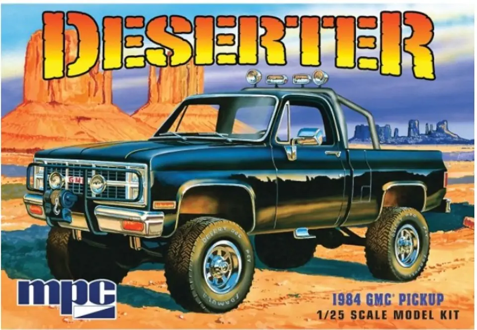 Model plastikowy - Samochód 1984 GMC Pickup (Black) - MPC w sklepie Wasserman.eu