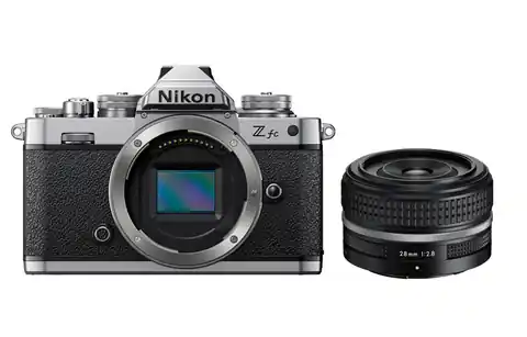 ⁨Nikon Z fc + 28 SE-kit MILC 20.9 MP CMOS 5568 x 3712 pixels Black, Silver⁩ at Wasserman.eu