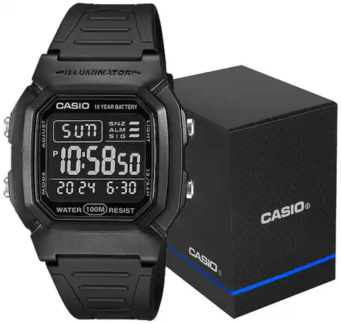 ⁨Zegarek CASIO W-800H-1BVES + BOX⁩ w sklepie Wasserman.eu