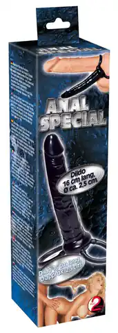 ⁨Dildo analne z pierścieniem Anal Special 16 cm⁩ w sklepie Wasserman.eu