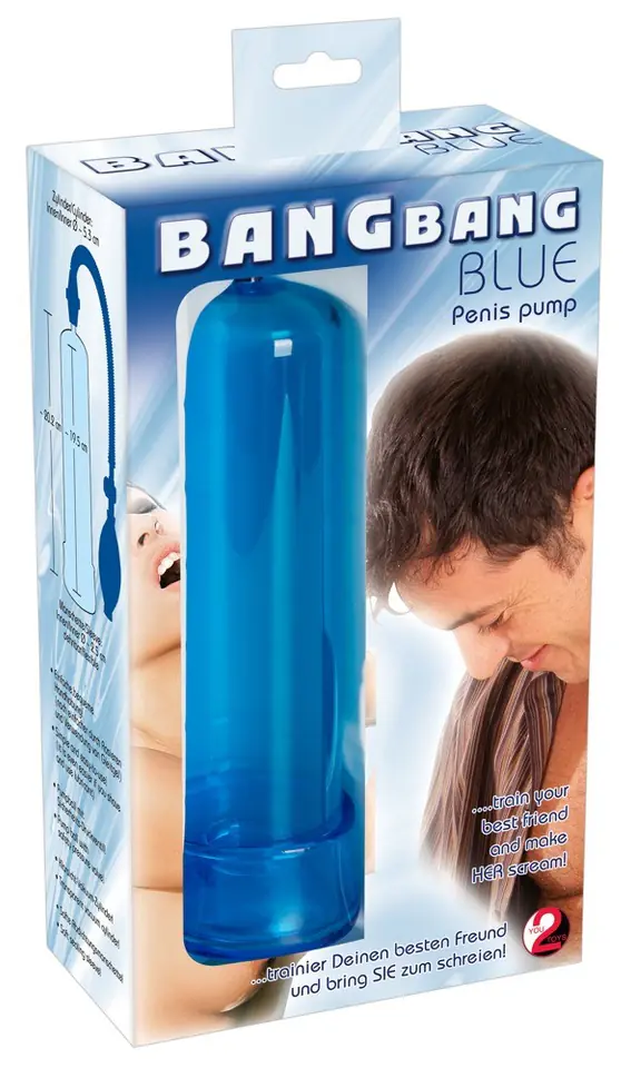 ⁨Pompka Bang bang niebieska⁩ w sklepie Wasserman.eu