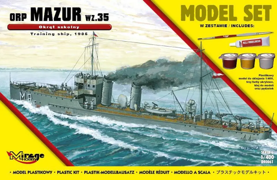 ORP "MAZUR" 1935 Polish School Ship at Wasserman.eu