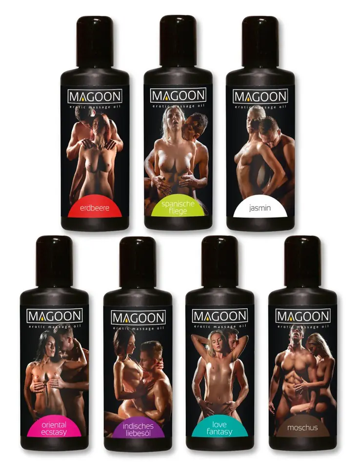 ⁨Best of Magoon massage oil set 7x100ml⁩ at Wasserman.eu