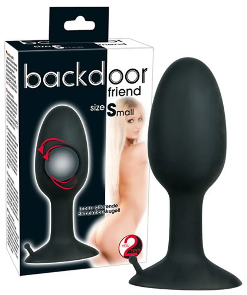 ⁨Korek analny silikonowy Backdoor Friend 8 cm⁩ w sklepie Wasserman.eu