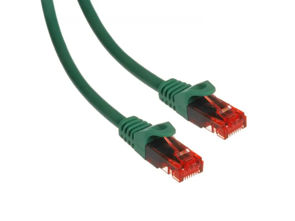 ⁨MCTV-300 G 47261 UTP patch cord cable cat6 plug-plug 0.5m green⁩ at Wasserman.eu