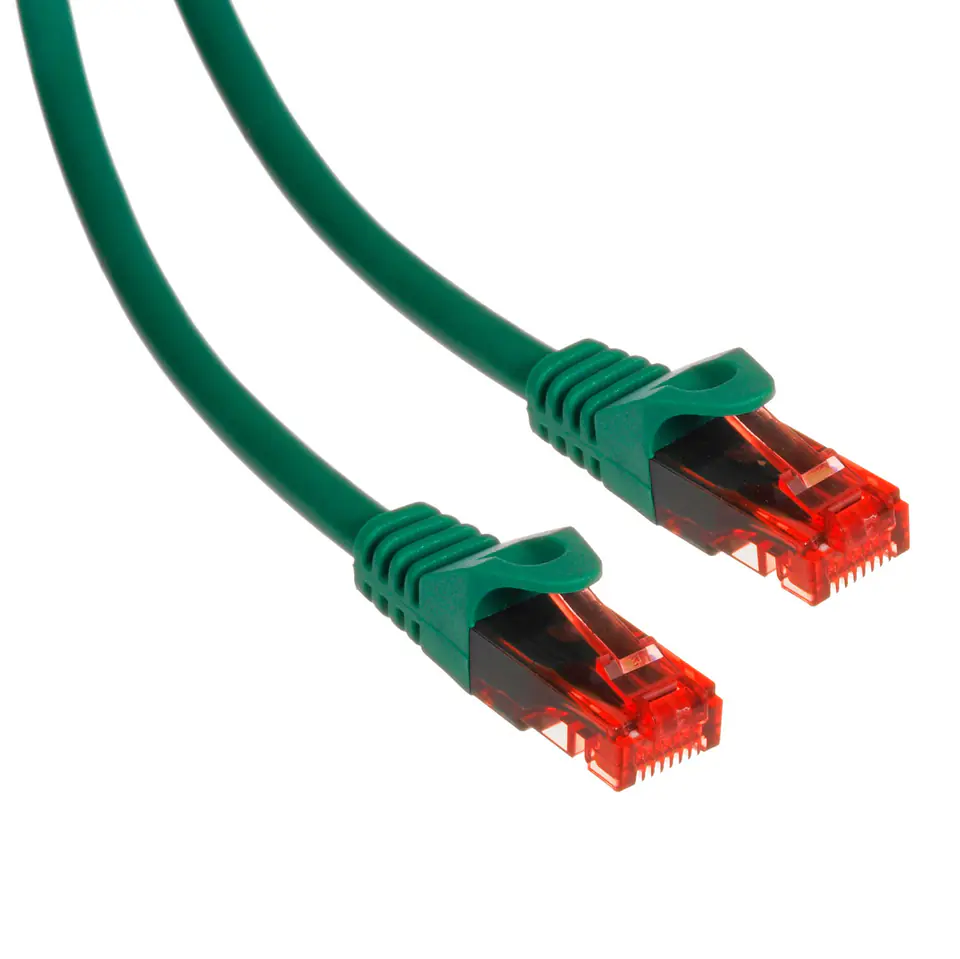 ⁨MCTV-301 G 47268 Przewód kabel patchcord UTP cat6 wtyk-wtyk 1m zielony⁩ w sklepie Wasserman.eu