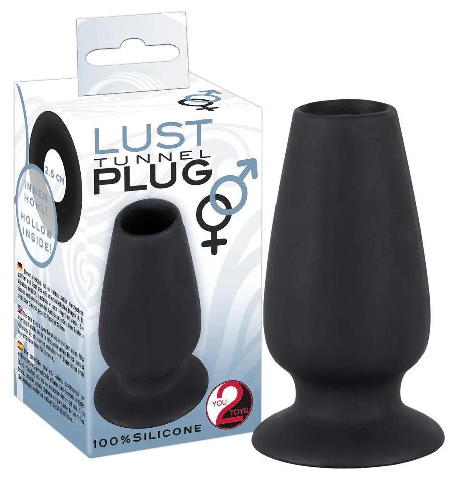 ⁨Korek analny silikonowy Lust Tunnel 10 cm⁩ w sklepie Wasserman.eu