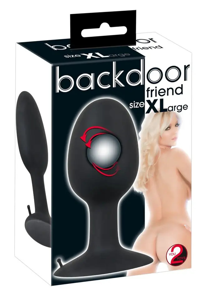 ⁨Korek analny silikonowy Backdoor Friend XL 13,5 cm⁩ w sklepie Wasserman.eu